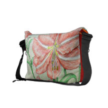 fleur d'amaryllis sacoche