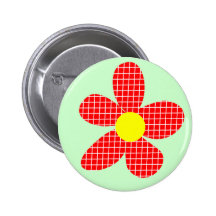 Fleur d'art de bruit - vert clair pin's