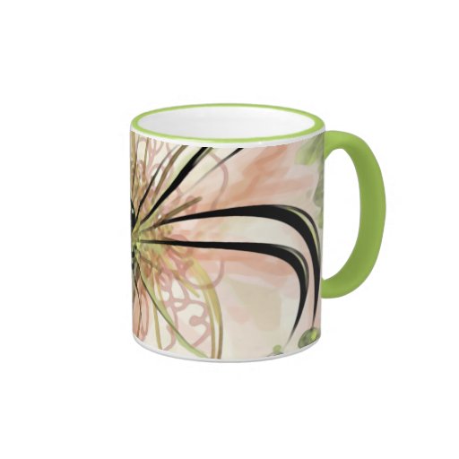 Fleur de fantaisie (11 onces. Tasse en céramique)