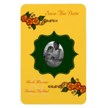 Fleur de henné magnet souple