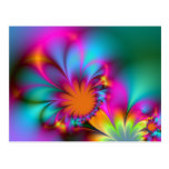 Fleur de jardin d'enfants carte postale