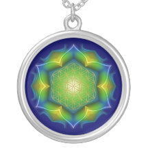 FLEUR DE LA VIE/de DES Lebens - mandala V de Blume Colliers