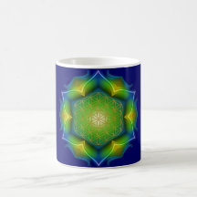 FLEUR DE LA VIE/de DES Lebens - mandala V de Blume Tasse À Café