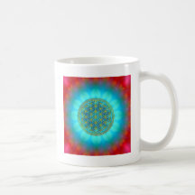 Fleur de la vie motif 11 tasse à café