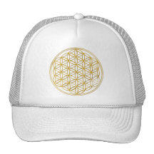FLEUR DE LA VIE - or Casquettes De Camionneur