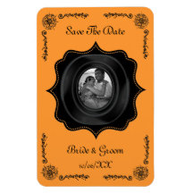 Fleur de l'amour (henné) magnets rectangulaires