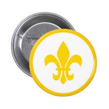 Fleur de Lis Badge