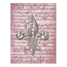 Fleur De lis Carte Postale