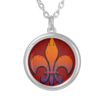 Fleur De Lis Colliers Personnalisés