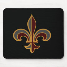 Fleur-De-lis grand - Mousepad Tapis De Souris