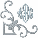 Fleur de Lis Monogram Sweatshirt À Capuche Brodé