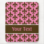 Fleur de Lis Mousepad personnalisé Tapis De Souris