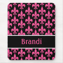 Fleur de Lis Mousepad personnalisé Tapis De Souris