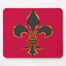 Fleur-De-lis Mousepad Tapis De Souris