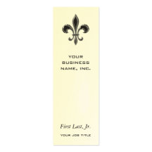 Fleur De Lis - Stripey Cartes De Visite Professionnelles