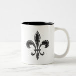 Fleur De Lis - Stripey Tasse