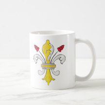 fleur de lis tasses