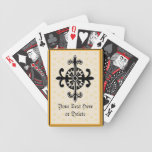Fleur de Lis Wheel Cartes De Poker