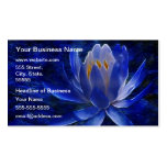 Fleur de Lotus bleu Cartes De Visite Professionnelles