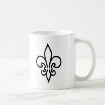 Fleur de lys tasse
