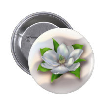 Fleur de magnolia pin's avec agrafe