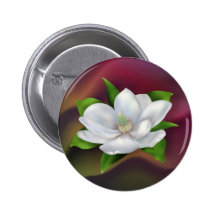 Fleur de magnolia pin's avec agrafe