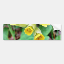 Fleur de primevère adhésif pour voiture