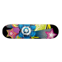 fleur de starburst skateboards personnalisés