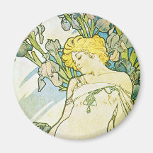 Fleur d'iris magnets