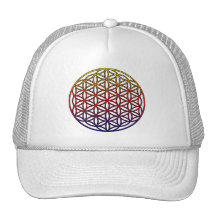 Fleur du symbole sacré de la géométrie de la vie - casquette