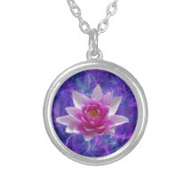 Fleur et signification de lotus rose pendentif
