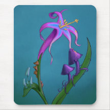 Fleur étrange tapis de souris