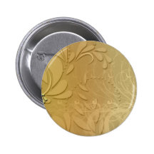 Fleur florale et rose jaune élégante badge avec épingle