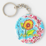 Fleur Keychain d'amusement Porte-clés
