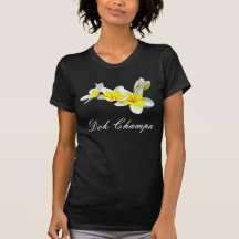 FLEUR LAOTIENNE DOK CHAMPA - PLUMERIA RUBRA T-SHIRTS
