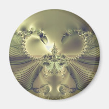 Fleur métallique magnets pour réfrigérateur