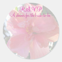 Fleur nuptiale de rose de douche autocollants