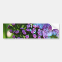 Fleur pourpre autocollant pour voiture