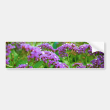 Fleur pourpre autocollant pour voiture