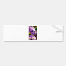 Fleur pourpre autocollants pour voiture