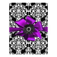 Fleur pourpre blanche noire de damassé du sweet si bristols