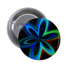 Fleur psychédélique pin's avec agrafe