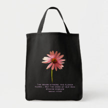 Fleur rose de cône si cette fleur commence à se fa sacs en toile