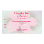 Fleur rose de ketmie modèle de carte de visite