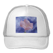 Fleur rose de lune casquettes