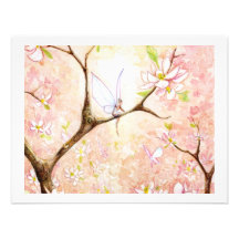 Fleur rose de vue invitations personnalisées
