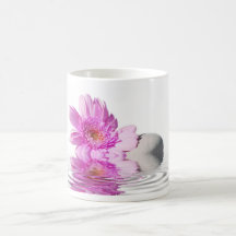 Fleur rose de zen mugs à café
