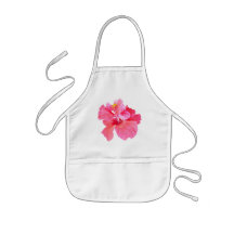 fleur rose rouge de ketmie aloha tabliers