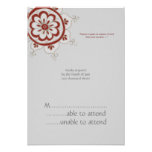 Fleur rouge RSVP Bristols