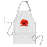Fleur rouge tabliers